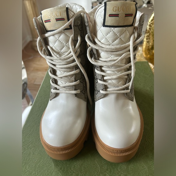 New Gucci GG Monogram Boots - Picture 3 of 4